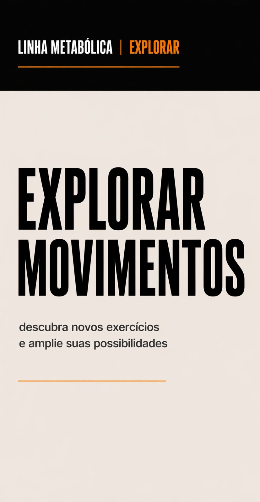 Módulo EXPLORAR, Linha Metabólica na plataforma M4M